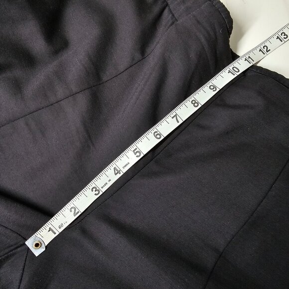 J. Jill Essential Slim Ankle High Rise Pull On Trouser Pants Black Women Size 14 - Picture 8 of 11